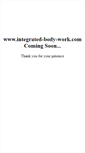 Mobile Screenshot of integrated-body-work.com